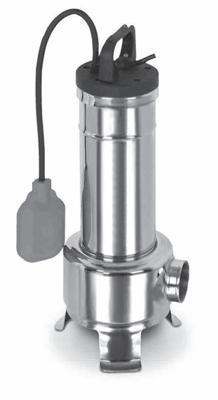Full stainless steel sewage pump