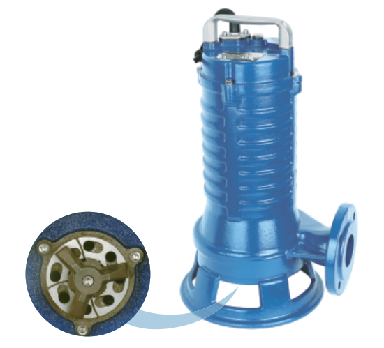 Cast Iron Sewage Pump with Grinding System